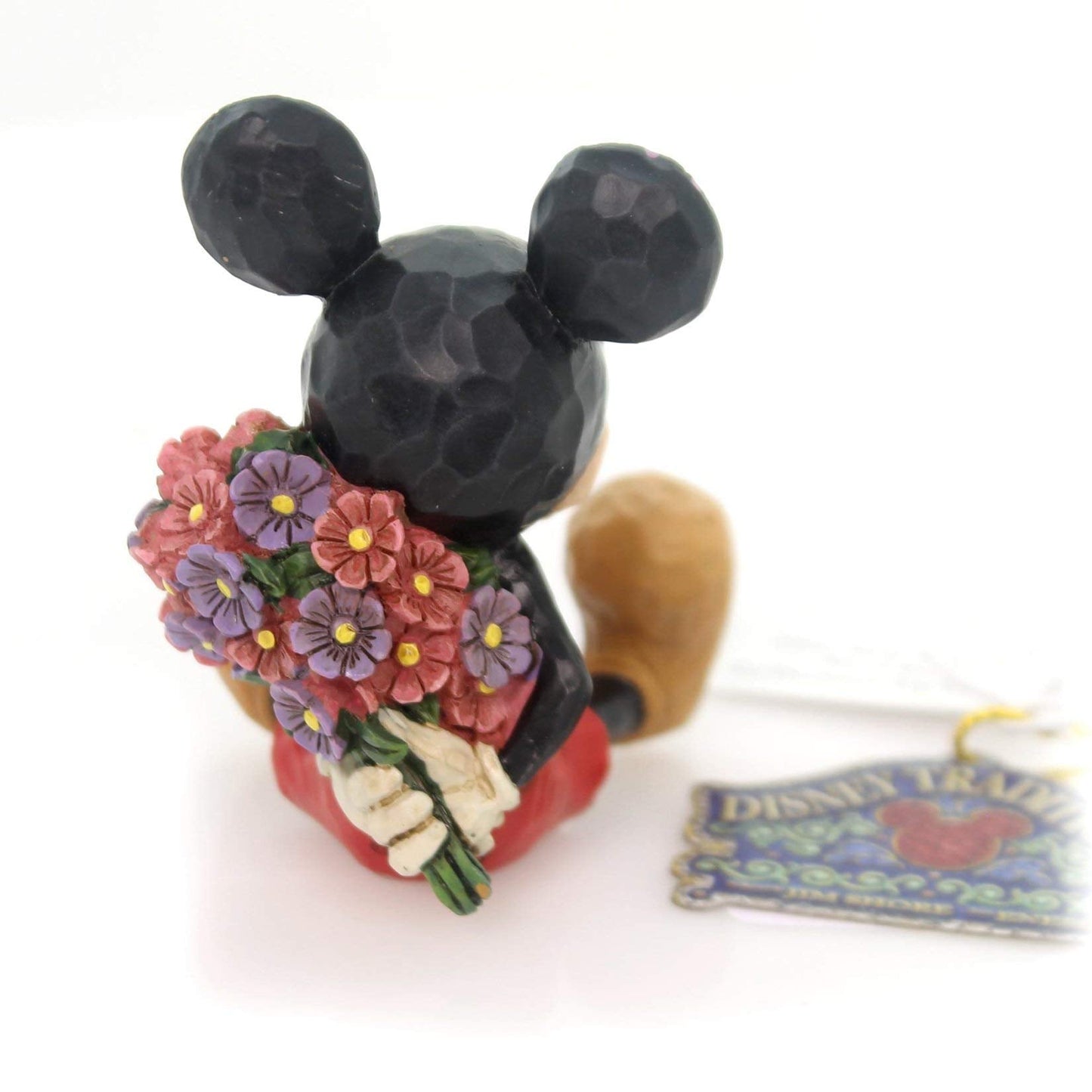 Disney Traditions by Jim Shore Mini Mickey Mouse Personality Pose Stone Resin Figurine, 2.75”