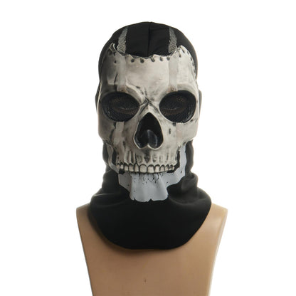 CrosCentury Ghost Mask Call of Duty Full Skull MW2 War Game Cosplay Skeleton Mask for Kid Adults Halloween Costume Masks