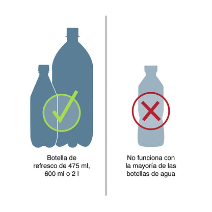 Kurgo Portable Outdoor Shower for Dogs | Dog Grooming Tool | Pet Bathing Gear | Dog Travel Accessories | Hiking, Beach, or Camping Supplies for Pets | Works with 2 Liter Soda Bottle | Mud Dog Shower