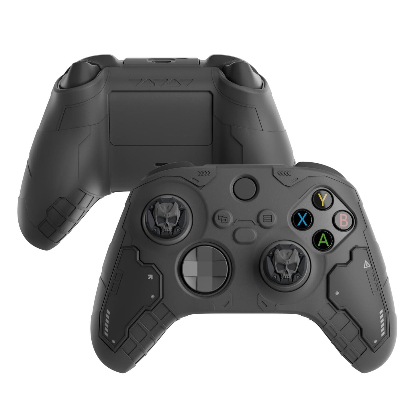 GeekShare G.S.TAC Tactical Controller Skin Grips Set, Anti-Slip Silicone Protective Cover Skin Case for Xbox Series X/S Controller with 2 Thumb Grip Caps