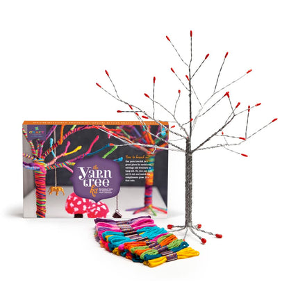 Craft-tastic – Yarn Tree Kit – Craft Kit Makes One 18" Tall Jewelry Organizer