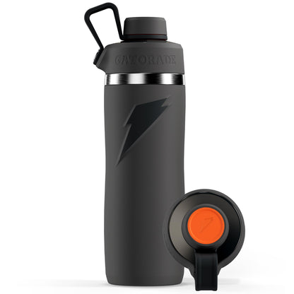Gatorade 'Overtime' 22oz Stainless Steel Water Bottle, Twist Cap, Grey