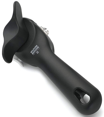 Kuhn Rikon Auto Safety LidLifter/Can Opener with Ring Pull, 8 x 2.5 x 2.75 inches, Black