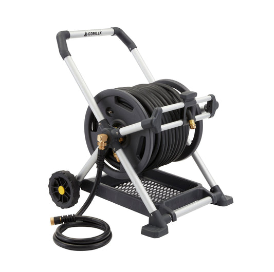 Gorilla 225’ Aluminum Zero-Rust Mobile Hose Reel