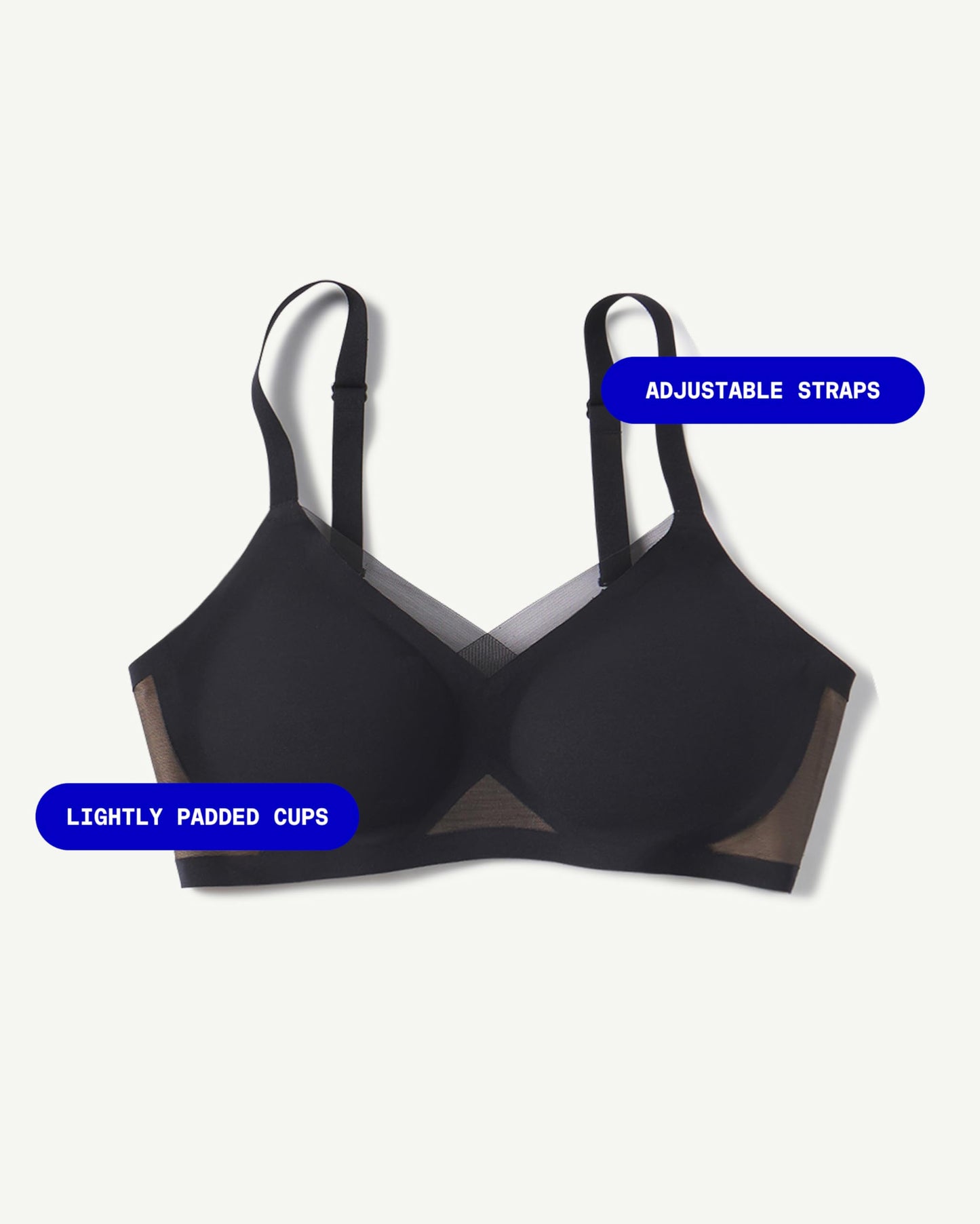 HONEYLOVE Bras for Women, LiftWear Crossover Bra - Sand - L