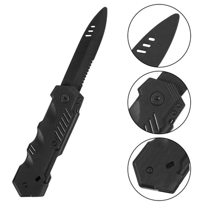 JOLLYSTYLE 6PCS Fake Knife - Halloween Prop Plastic Trick Disappear Fake Plastic