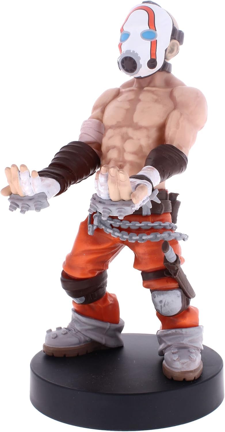 Exquisite Gaming: Borderlands 3: Psycho - Original Mobile Phone & Gaming Controller Holder, Device Stand, Cable Guys, Licensed Figure