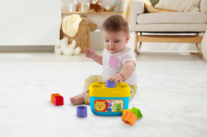 Fisher-Price Stacking Toy Baby’s First Blocks Set of 10 Shapes for Sorting Play for Infants Ages 6+ Months
