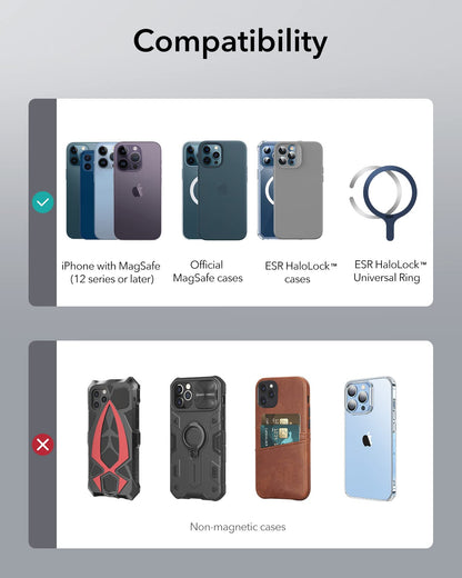 ESR for MagSafe Charger 15W Wireless Charger for iPhone 16 Pro Max/16 Pro/16/16 Plus/15/14/13/12 Apple Magnetic Charging Pad for AirPods 4/3/Pro/Pro 2 Galaxy S25 Series with Dual USB A/C Ports, Silver