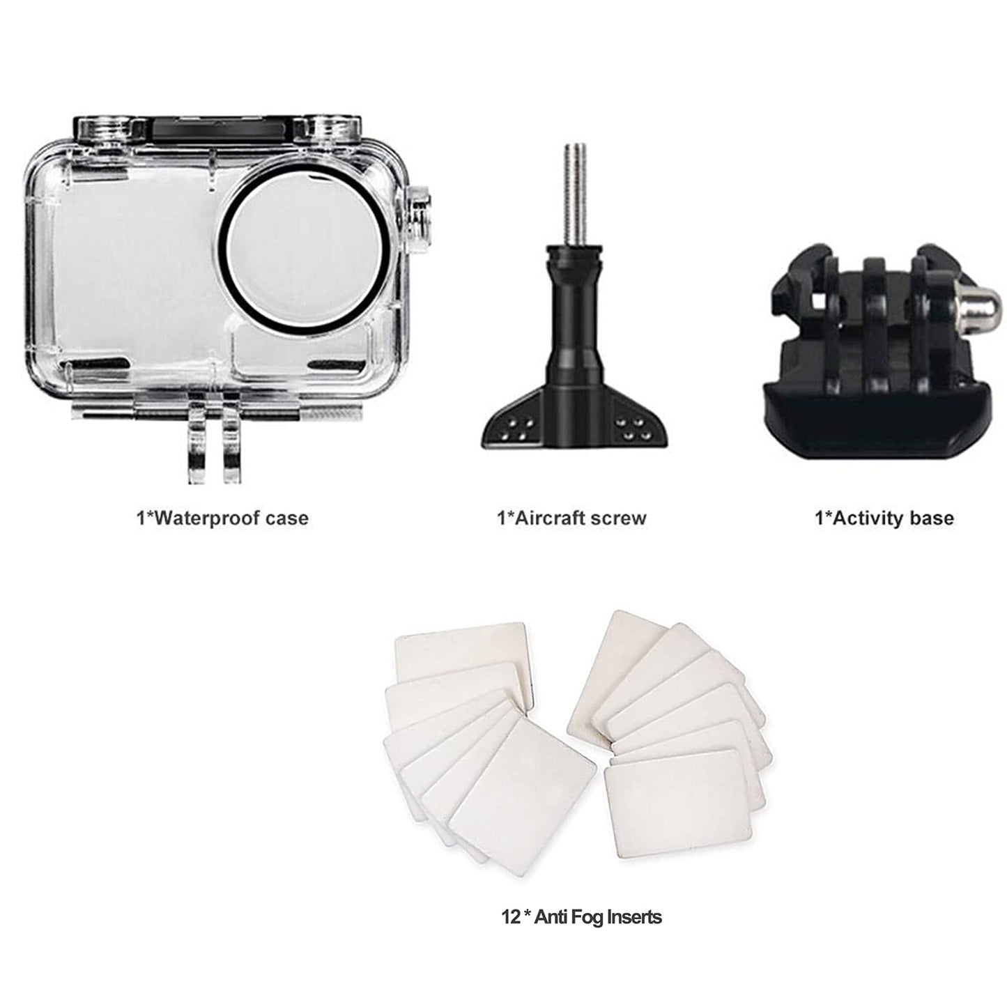 FitStill 45M/147FT Waterproof Case Only Compatible with DJI Osmo Action ONE Camera,(NOT fit Action 2/3/4/5Pro),Underwater Diving Shell Protective Housing Accessories Kit