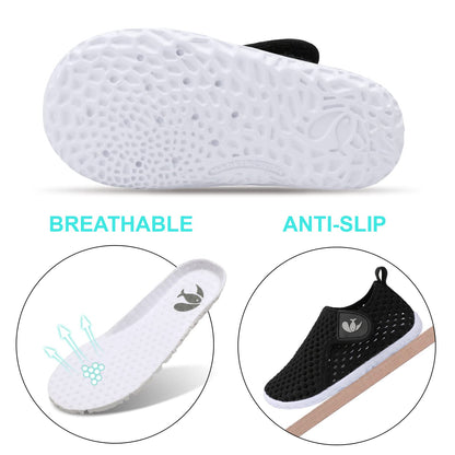 FEETCITY Toddler Swim Shoes Boys Girls Aqua Socks Non-Slip Quick Dry Barefoot for Kids Beach Outdoor Sports Toddler 5