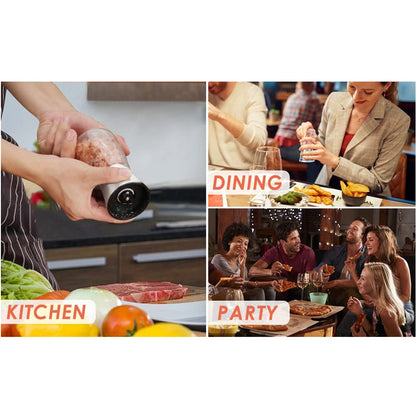 Ebaco Original Stainless Steel Salt or Pepper Grinder - Top Spice Mill with Ceramic Blades, Brushed Stainless Steel and Adjustable Coarseness By Pepper Grinder （Single Package）