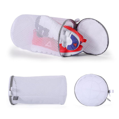 Kimmama Laundry Bags Mesh Wash Bags, Shoe Washing Machine Bag, Net Washer Sack with Zipper, Dryer Pouch for Cleaning and Drying Footwear, Sneaker, Trainers, Plimsolls, Slippers, Gym, Running, Tennis