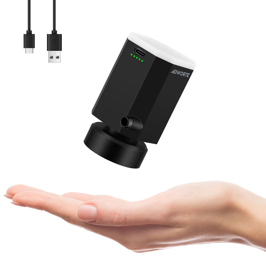 Cordless Electric Pump for Vacuum Storage Bags Travel Air Pump for Various Space Saver Bags Portable Rechargable Seal Bag Pump for Compression Clothes, Blanket, Luggage (Storage Bag Not Included)