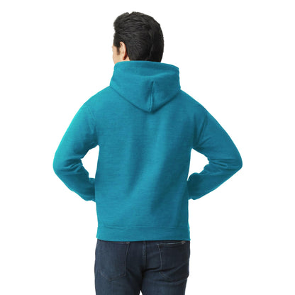 Gildan Adult Fleece Hoodie Sweatshirt, Style G18500, Multipack, Antique Sapphire (1-Pack), Small