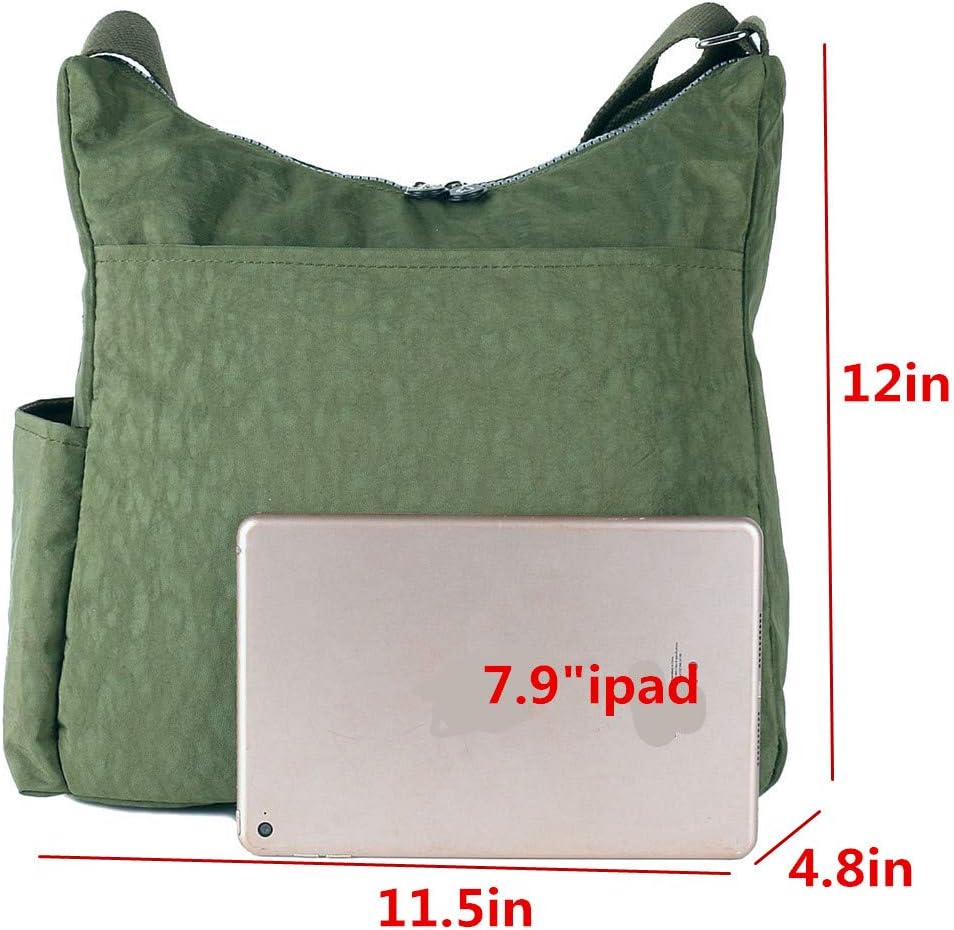 Crossbody Bag with Anti Theft RFID Pocket - Women Lightweight Water-Resistant Purse