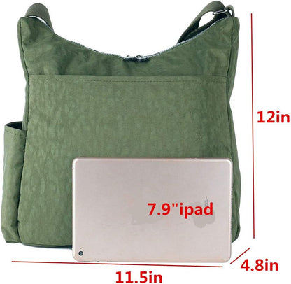 Crossbody Bag with Anti Theft RFID Pocket - Women Lightweight Water-Resistant Purse