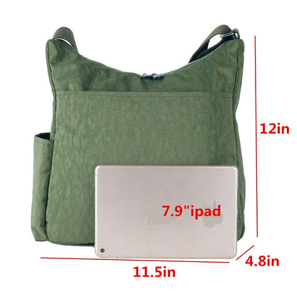 Crossbody Bag with Anti Theft RFID Pocket - Women Lightweight Water-Resistant Purse