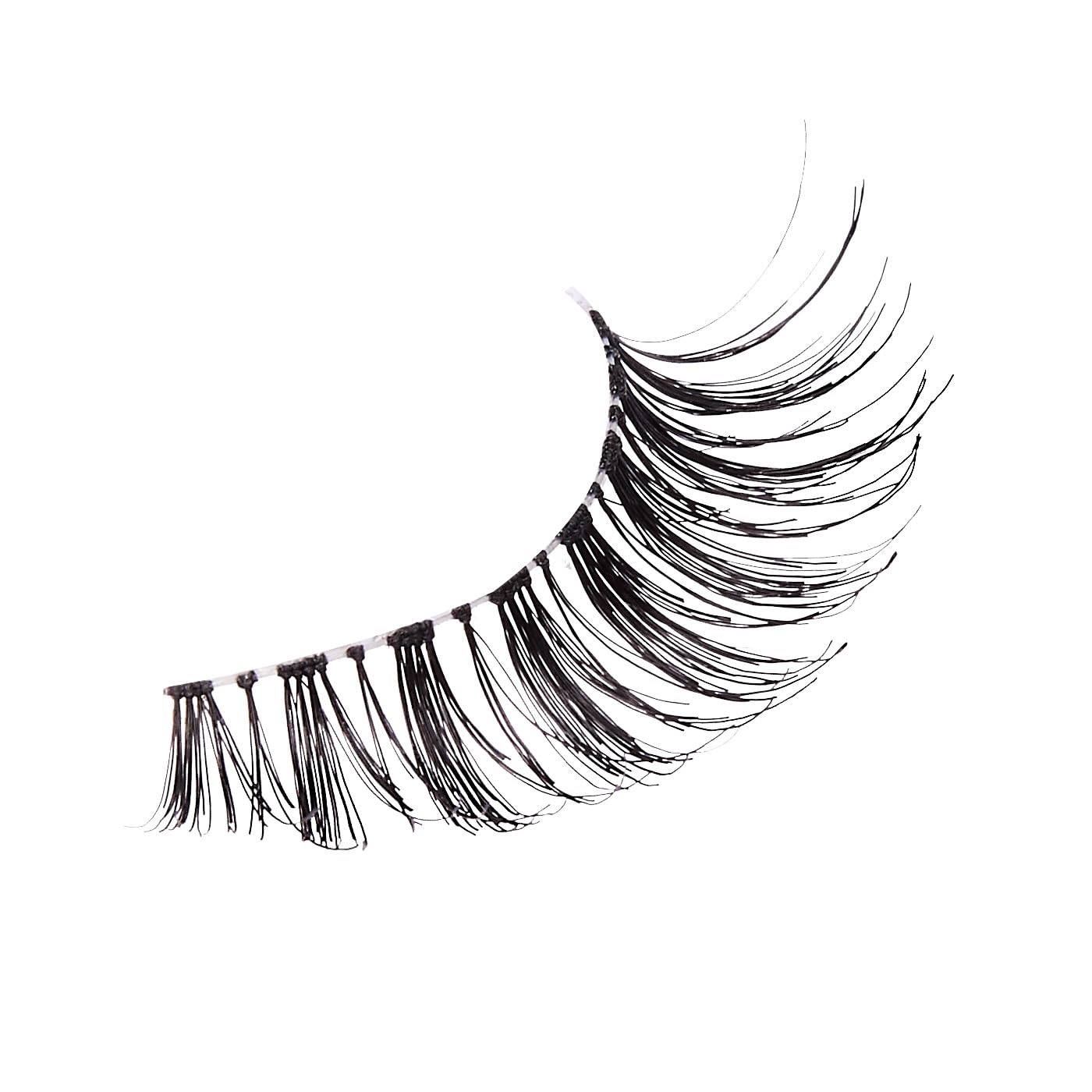 KISS So Wispy, False Eyelashes, 'Style #11', 12 mm, Includes 5 Pairs Of Lashes, Contact Lens Friendly, Easy to Apply, Reusable Strip Lashes, Glue On, Mulitpack