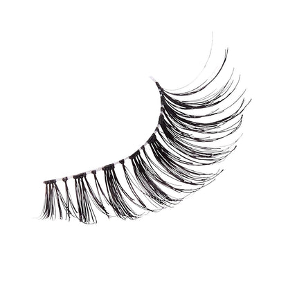 KISS So Wispy, False Eyelashes, 'Style #11', 12 mm, Includes 5 Pairs Of Lashes, Contact Lens Friendly, Easy to Apply, Reusable Strip Lashes, Glue On, Mulitpack