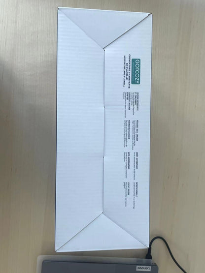 GOTCOZY Electric Blanket 130 x 180 cm Soft Silky Plush Heat Blanket Electric Blanket 6 Heat Settings and 10 Hours Auto-Off Timer Overheating Protection CE Certified Cuddly Blanket for Bed and Office