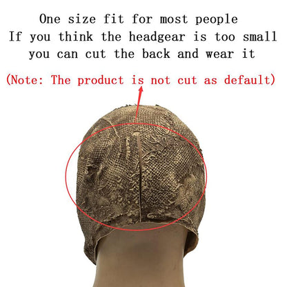 GOODKSSOP Unisex Retro Old Scary Skull Halloween Mask Cosplay Horrible Head Full Face Latex Helmet Creepy Costume Prop for Carnival Themed Party