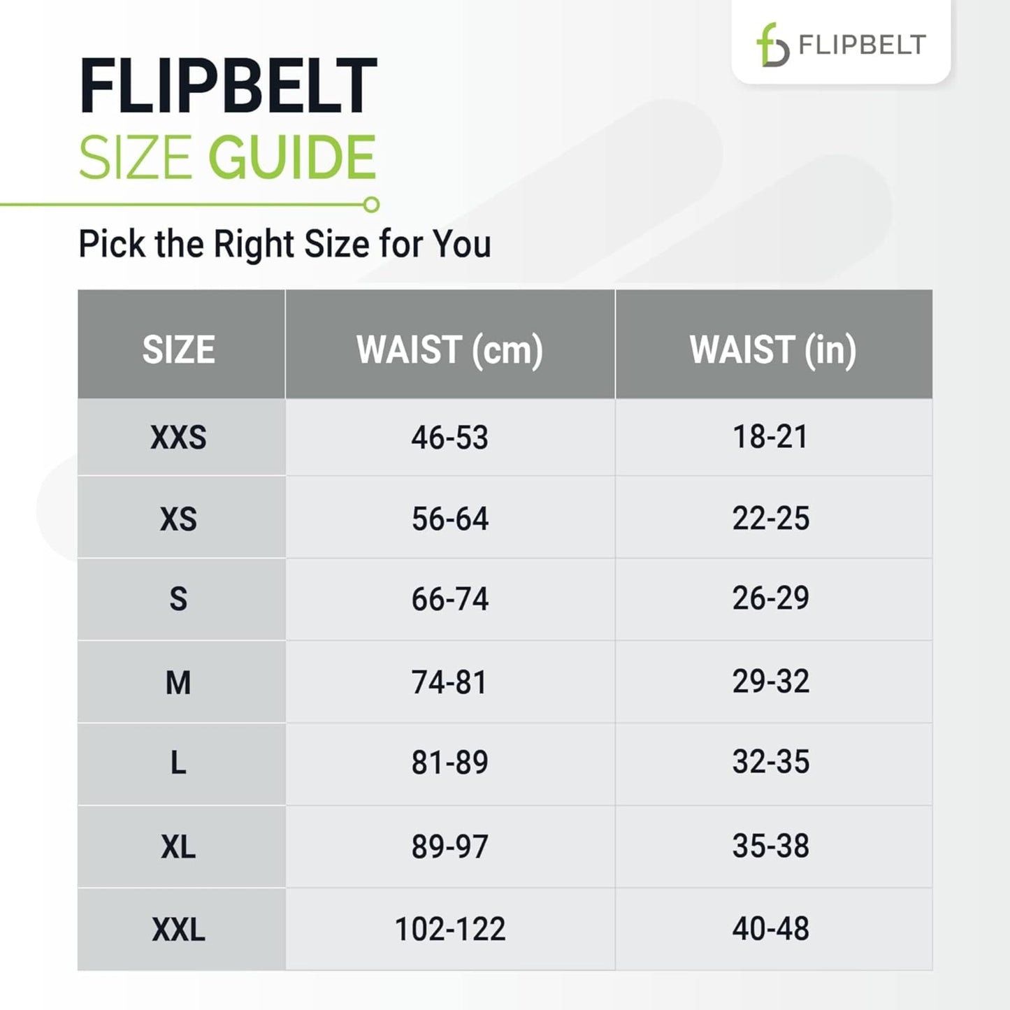 FlipBelt Classic Running Belt, Running Fanny Pack for Women and Men, Non Chafing Waist Band Pack for Phone, Moisture Wicking Storage Belt, USA Company