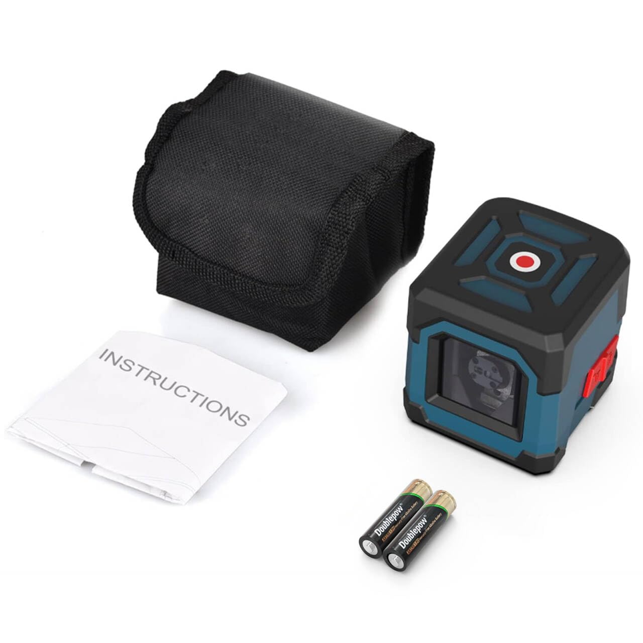 Laser Level, RockSeed Cross Line Laser with Self-Leveling, Vertical and Horizontal Line, Rotatable 360 Degree, Carrying Pouch, Battery Included(Green)