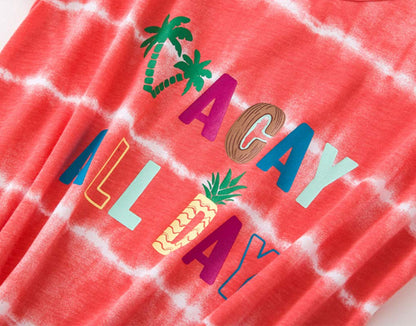 GTLY Womens Plus Size Pajama Sets Summer Cotton Sleepwear Tops with Capri Pants Pjs Ladies Orange Stripe Pajama Set