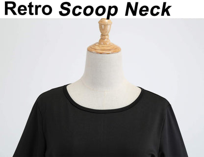 GreaSmart Halloween Dresses Womens Long Sleeve Cocktail Swing Dress Skeleton Pumpkin Printed Cosplay Party Costume