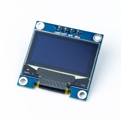 Hosyond 5 Pcs 0.96 Inch OLED I2C IIC Display Module 12864 128x64 Pixel SSD1306 Mini Self-Luminous OLED Screen Board Compatible with Arduino Raspberry Pi (White)