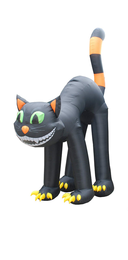 20 Foot Animated Halloween Inflatable Black Cat