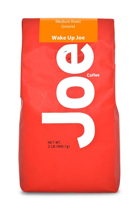Joe Knows Coffee, Wake Up Joe, Medium Roast, Ground Coffee, 2 Pound