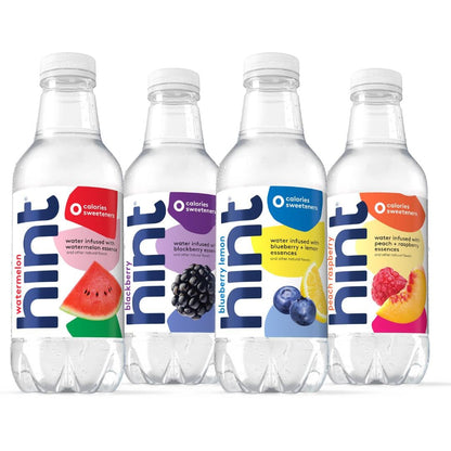 Hint Bottled Water, Smashup Variety Pack Bundle - Purified Flavored Water with Zero Calories, Sugar Free, Natural Flavors - 16 Fl Oz (Pack of 36)