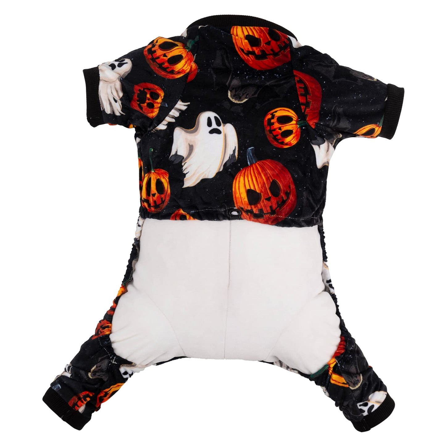 CuteBone Halloween Dog Pajamas Pet Clothes Cat Apparel Shirt Winter Holiday Cute Pjs Bodysuit for Doggie Onesies P166XS