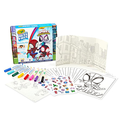 Crayola Color Wonder Spidey and His Amazing Friends Kit, Mess Free Coloring, Spiderman Coloring Pages & Stickers, Spiderman Toy, Kids Gift