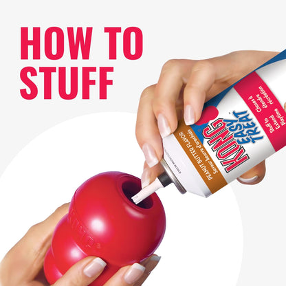 KONG Classic Stuffable Dog Toy - Fetch & Chew Toy for Dogs - Treat-Filling Capabilities & Erratic Bounce for Extended Play Time - Durable Natural Rubber Material - for Extra Small Dogs