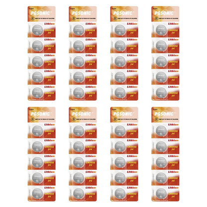40 Pack CR2032 Batteries, 3V Lithium Coin Battery for Small Electronic Devices, 5 Year Shelf Life