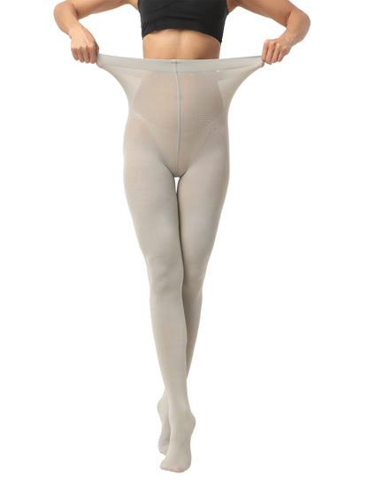 EVERSWE Women's 80 Den Soft Opaque Tights, Women's Tights (L/XL, Grey)