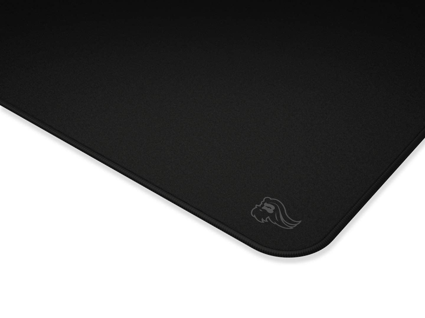 Glorious XL Heavy Gaming Mouse Mat/Pad - Stealth Edition - Extra 5mm Thick, Stitched Edges, Black Cloth Mousepad | 16"x18" (G-HXL-Stealth)