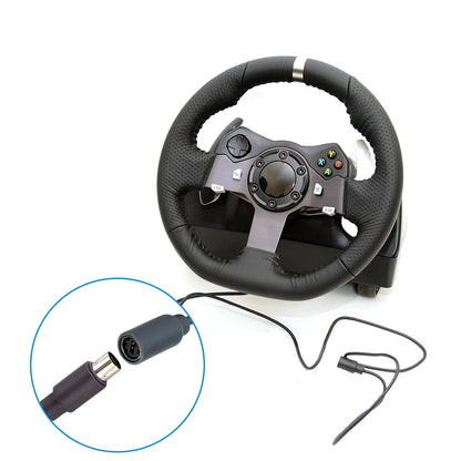 CSDWELL USB Breakaway Cable for Logitech G920 G923 G27 G29 Driving Force & Thrustmaster Ferrari 458 Spider Racing Wheel Cord, Guitar Hero & Xbox USB Plug