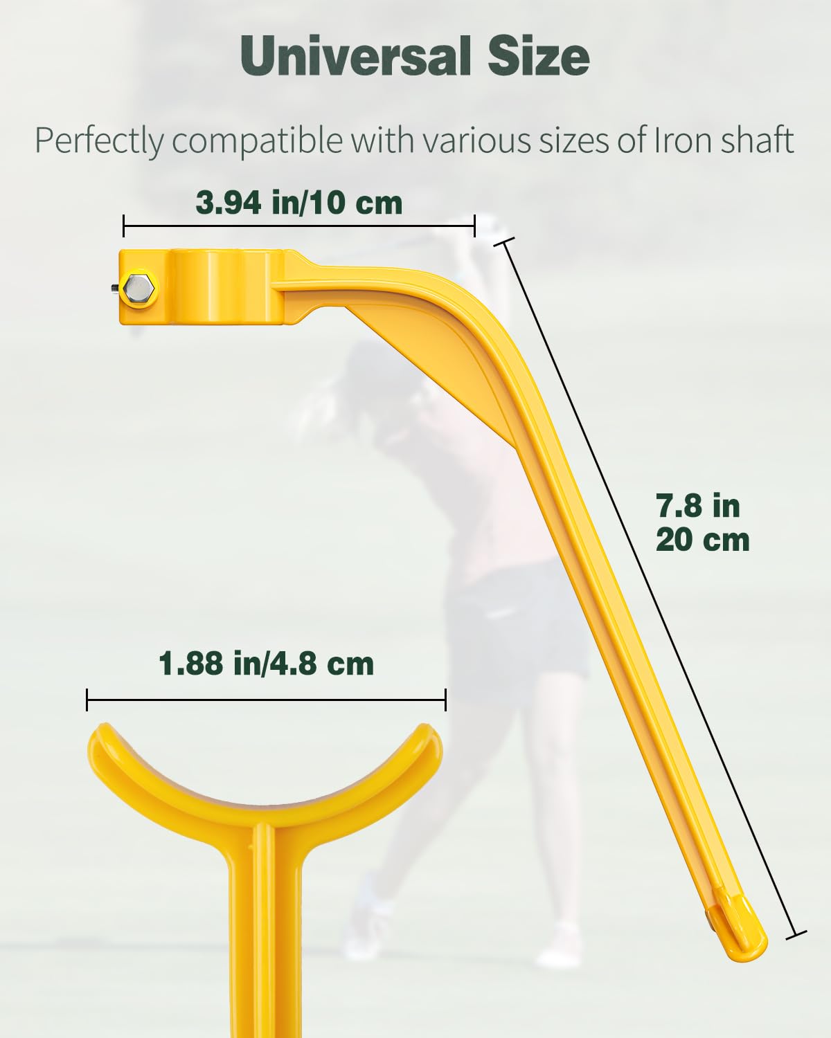 GreenHaven Golf Training Wrist Hinge Golf Swing Training Aid Swing Correcting Trainer Tool for Golfers Beginners Arm Elbow Posture Teaching Accessory for Golf Club Practice