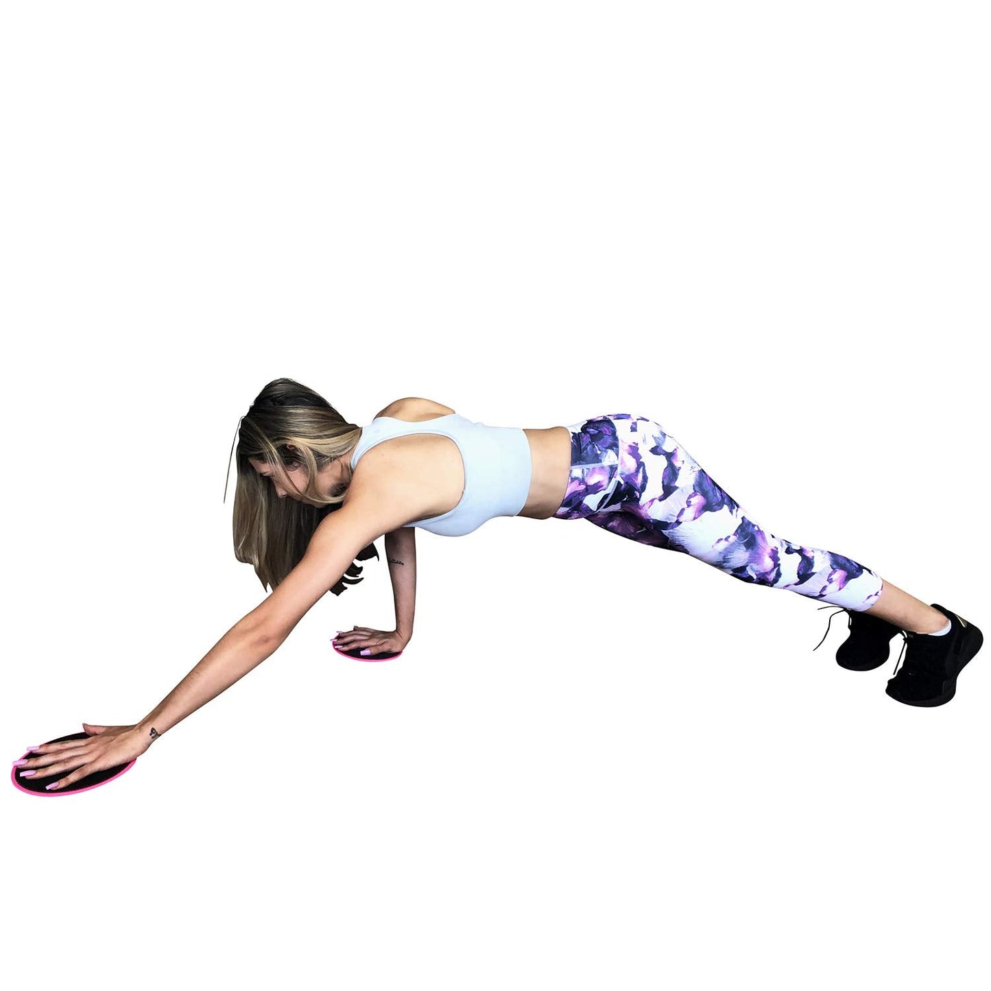 Flexi Muscles Core Sliders Dual Sided Sliding Discs for Use on All Floors. Our Core Sliders are ideal for Abs exercises, Yoga, Pilates and Home Workouts.