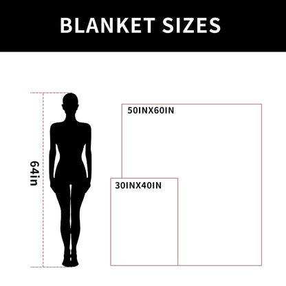 JOOJA Halloween Decor Soft Cozy Kid Blanket for Bed Couch Sofa 50x60 Inch Black Ghost