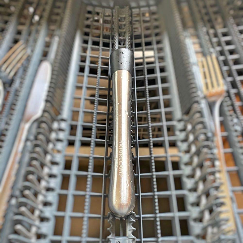 Food-Grad 304 Stainless Steel Cocktail Muddler and Mixing Spoon Home Bar Tool Set -Dishwasher Safe - Create Delicious Mojitos and Other Fruit Based Drinks (8 inch)