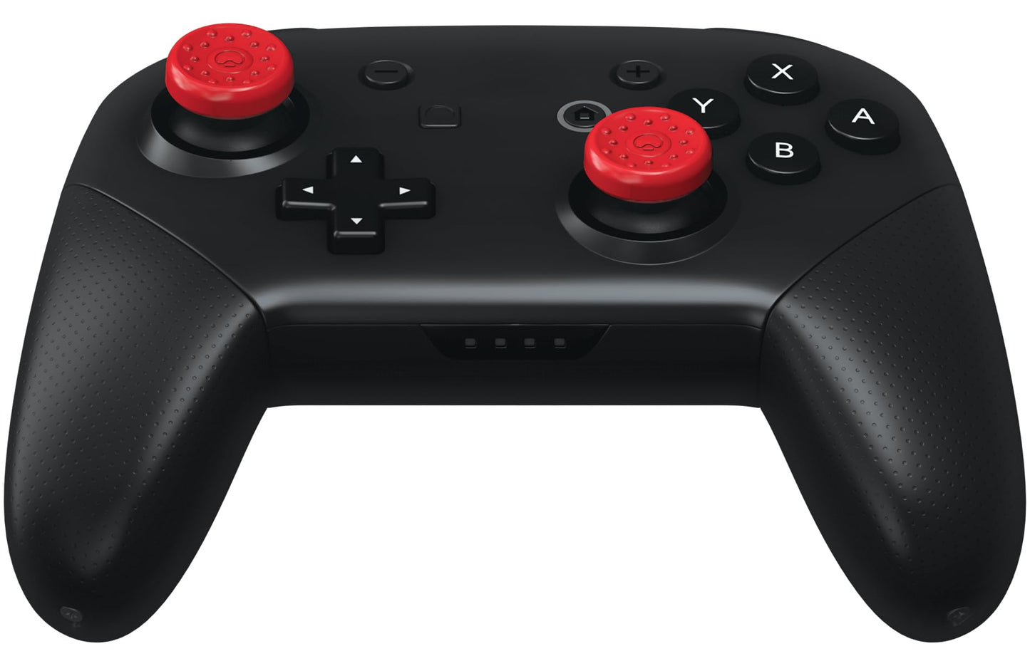 KontrolFreek No-Slip Thumb Grips for Nintendo Switch Pro and Switch 2 Controller | 4-Pack | Red & Black