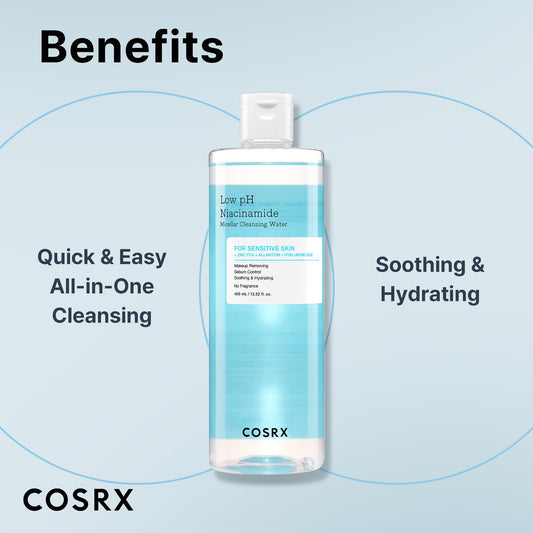 COSRX Low pH Niacinamide Micellar Cleansing Water 400 ml