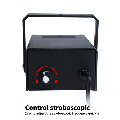 Led Green Strobe Lights Adjustable Speed Control Stage Light Dance Strobe Lights with Super Bright 24 LEDs Flash Party Lighting Best for Christmas Clubs Effect DJ Disco Bars Parties Halloween