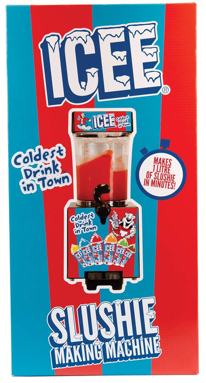 iscream Genuine ICEE Brand Counter-Top Sized ICEE Slushie Maker - Spins Your Pre-Chilled Ingredients with Your Ice into ICEE Slushies!