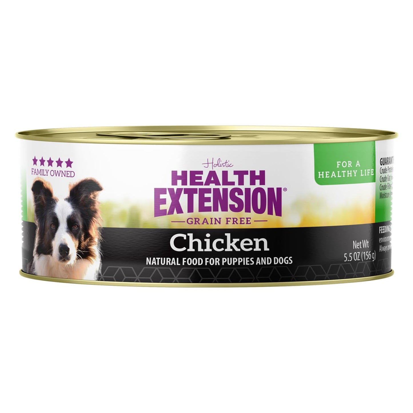 Health Extension 95% Chicken Entrée Wet Dog Food Grain-Free – 5.5 oz – Protein-Rich Formula, Hydration Support, Ideal for Sensitive Stomachs (Case of 24 Cans)